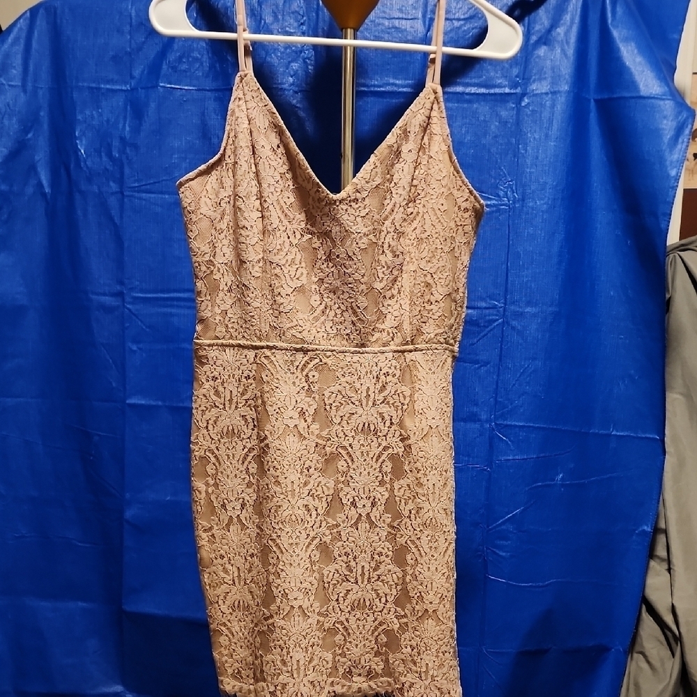 Elegant Lace Spaghetti Strap Dress